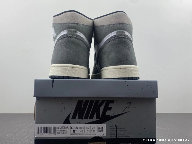 Official Maikesneakers Washed 1 Black Retro OG DZ5485-051 High Jordan 0812